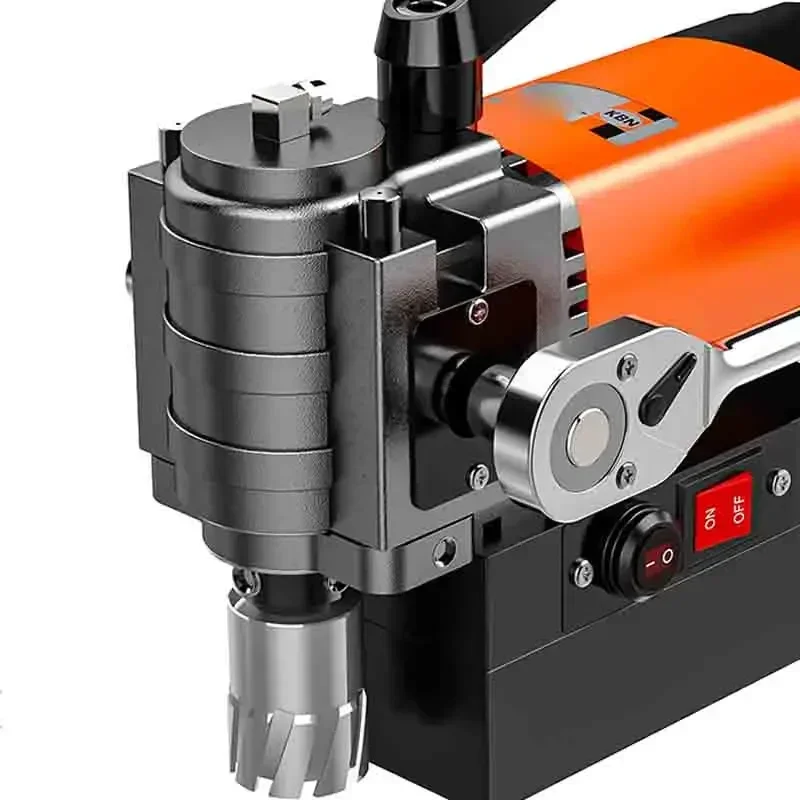 Magnetic Base Drill Iron Suction High Altitude Drilling Machine Horizontal Bench Drill Electric Light Magnetic Drill