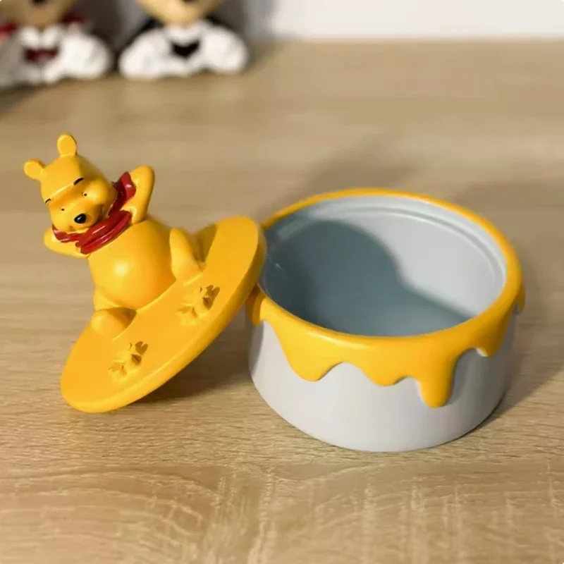 

Disney Winnie the Pooh Cartoon Figure Phone Holder Storage Office Desktop Model Ornaments Home Decor Birthday Gifts Toy