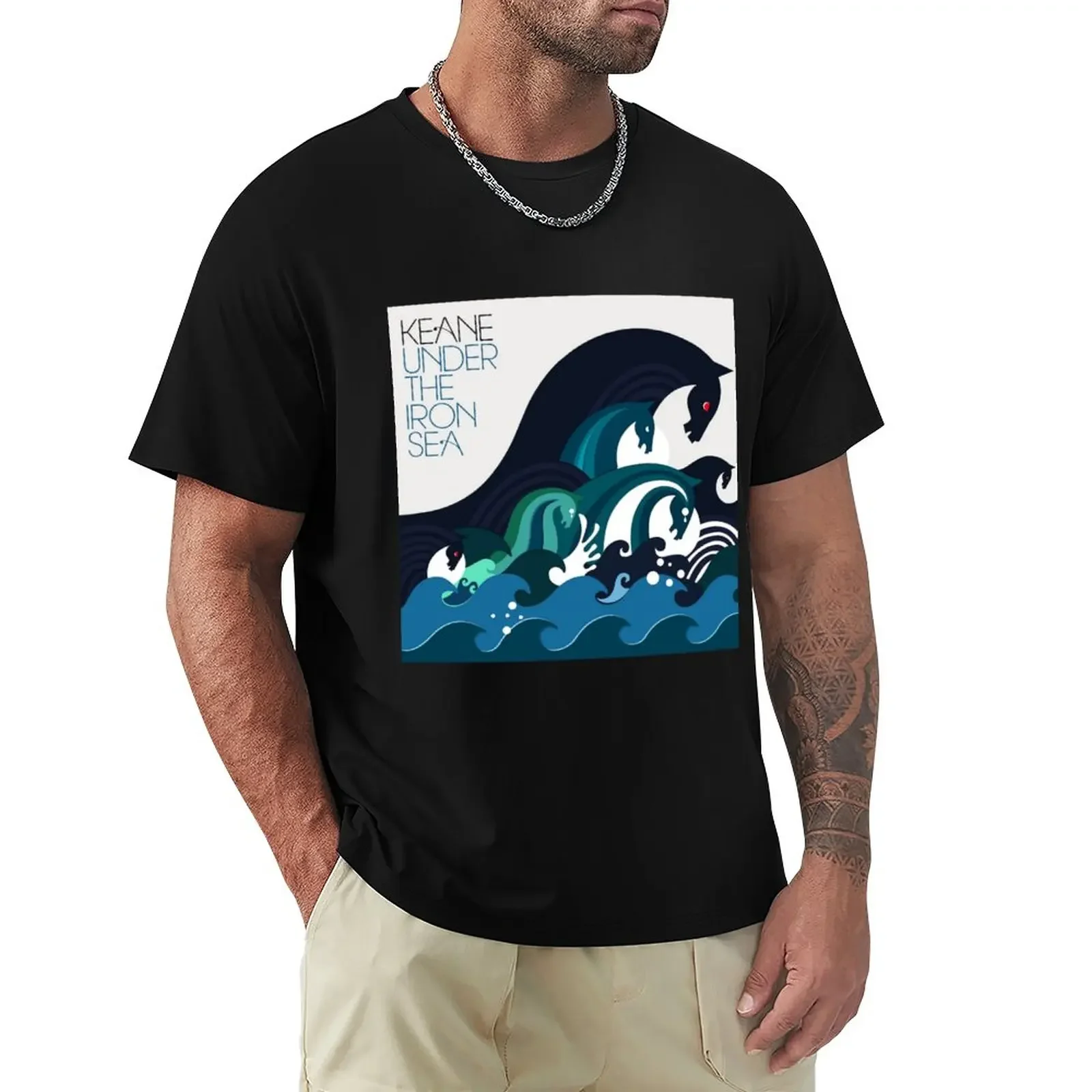 Keane under the  sea T-Shirt sports fans tops t shirts for men graphic tops Unisex Summer Short Sleeve