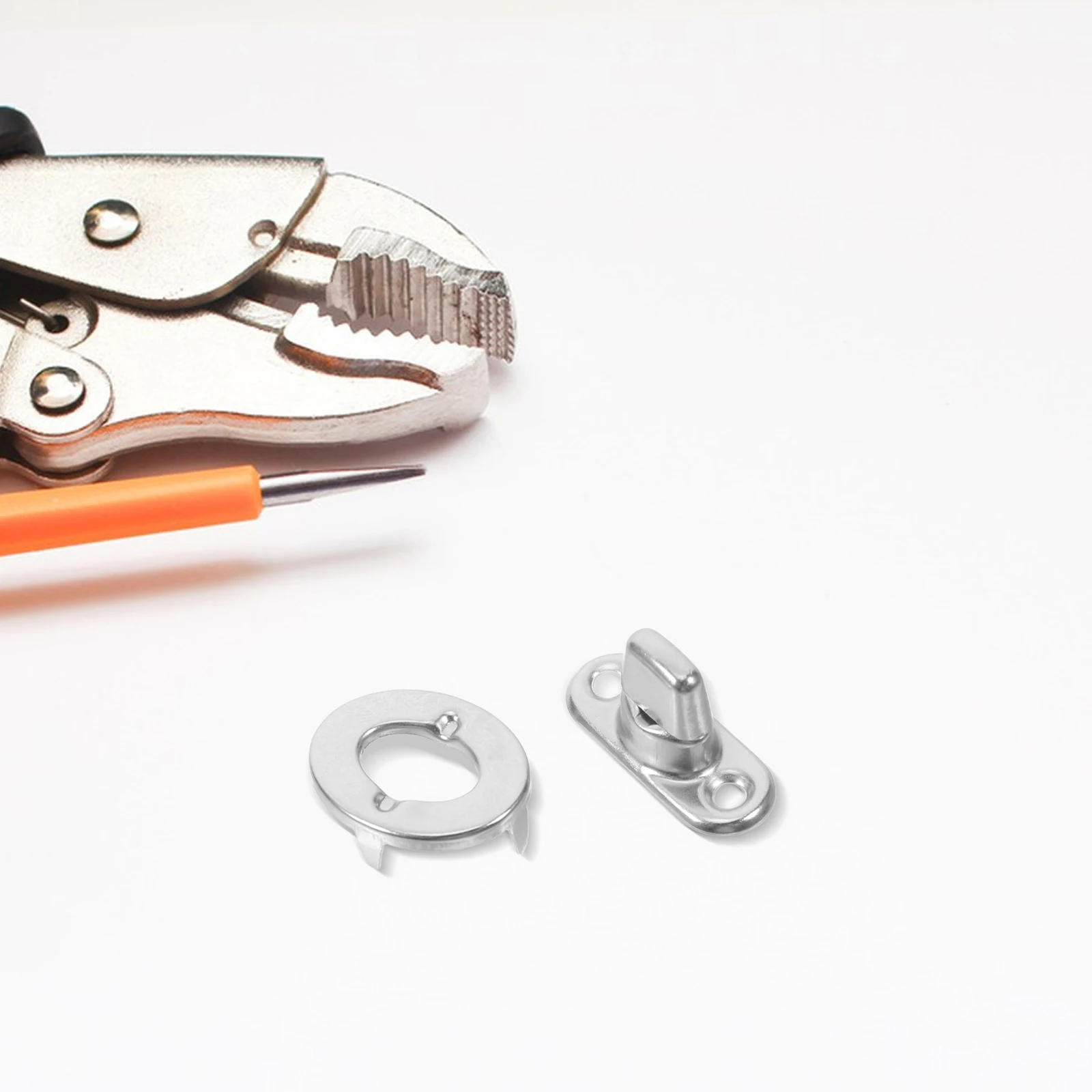 

10Sets Rotating Button Fasteners Metal Snap Fastening for Furniture Electronics Upholstery Canvas Marine Rigging Stable Secure