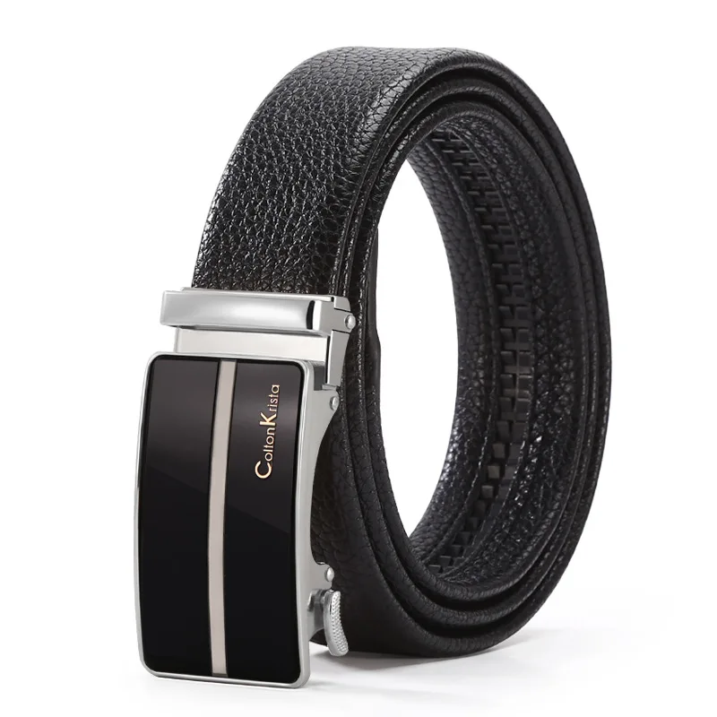 Luxury 3.5cm Width PU Leather Designer Brand Outdoor Men Belt Soft Real Casual Accessories Women Black Belt