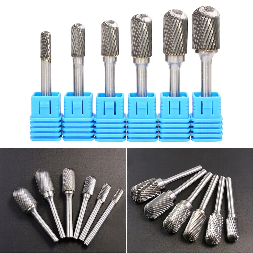 Die Grinder Accessory Rotary Burr For Jewelry Carving Double Cut Design Efficient Material Removal Carbide Tool For Metalwork