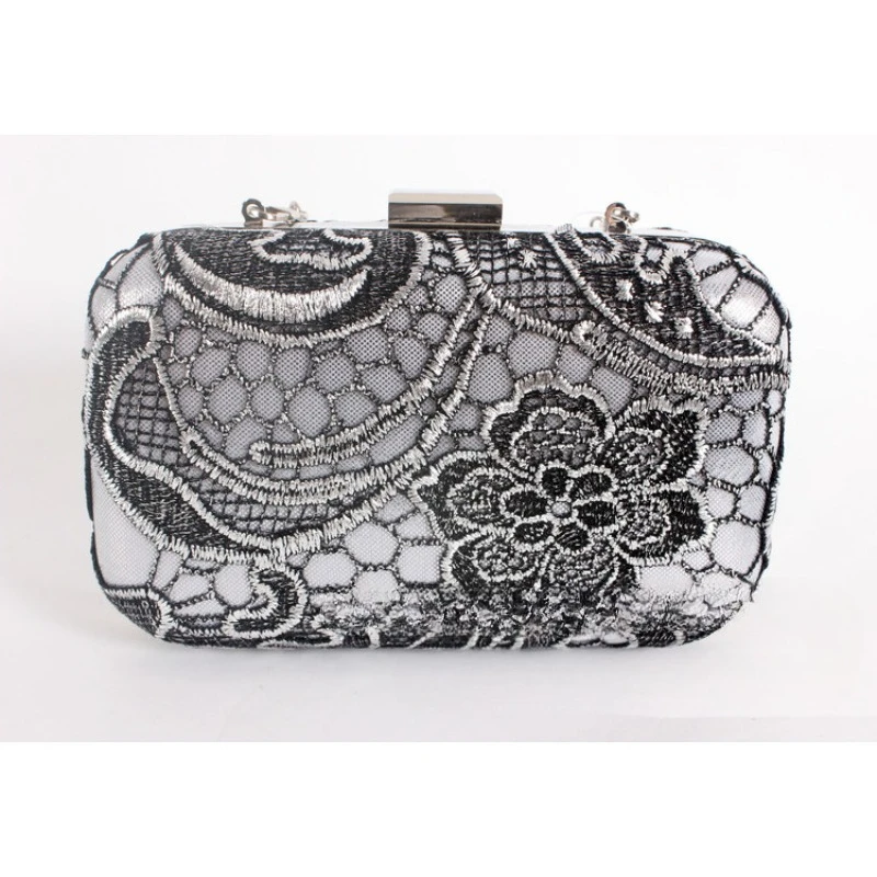 

Lace Dinner Chain Small Bag Bridal Wedding Banquet Handbag Cheongsam Women's Bag Designer Luxury Bags Woman Designer Luxury Bags