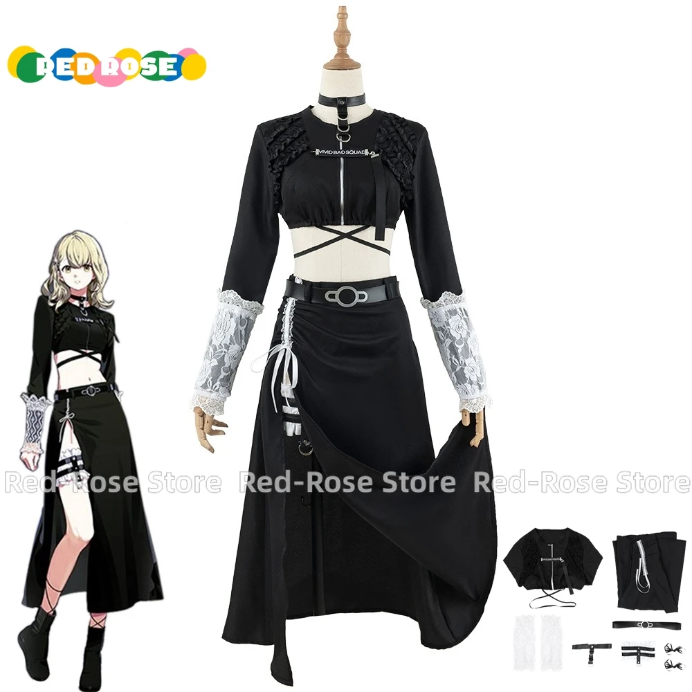 Azusawa Kohane Cosplay Costumes Women Cute Party Suit Anime Clothing Halloween Uniforms