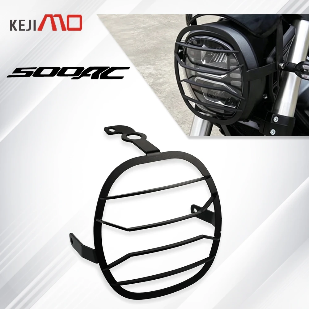 

For LONCIN VOGE 500AC 525AC 525R 525DS 500 525 AC R DS Motorcycle Accessories Headlight Head Light Guard Protector Cover Grille