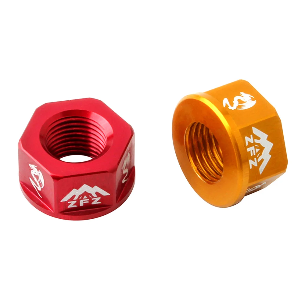 1pcs Bike 3/8 Hub Nut Flange Before Rear Wheel Lock Screw Aluminum Alloy Bolt MTB Road Bicycle