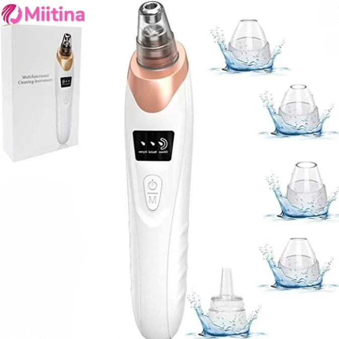 

Electric Blackhead Remover Vacuum Cleaner Black Spots Removal Facial Deep Cleansing Pore Cleaner Machine Face Skin Care Tool