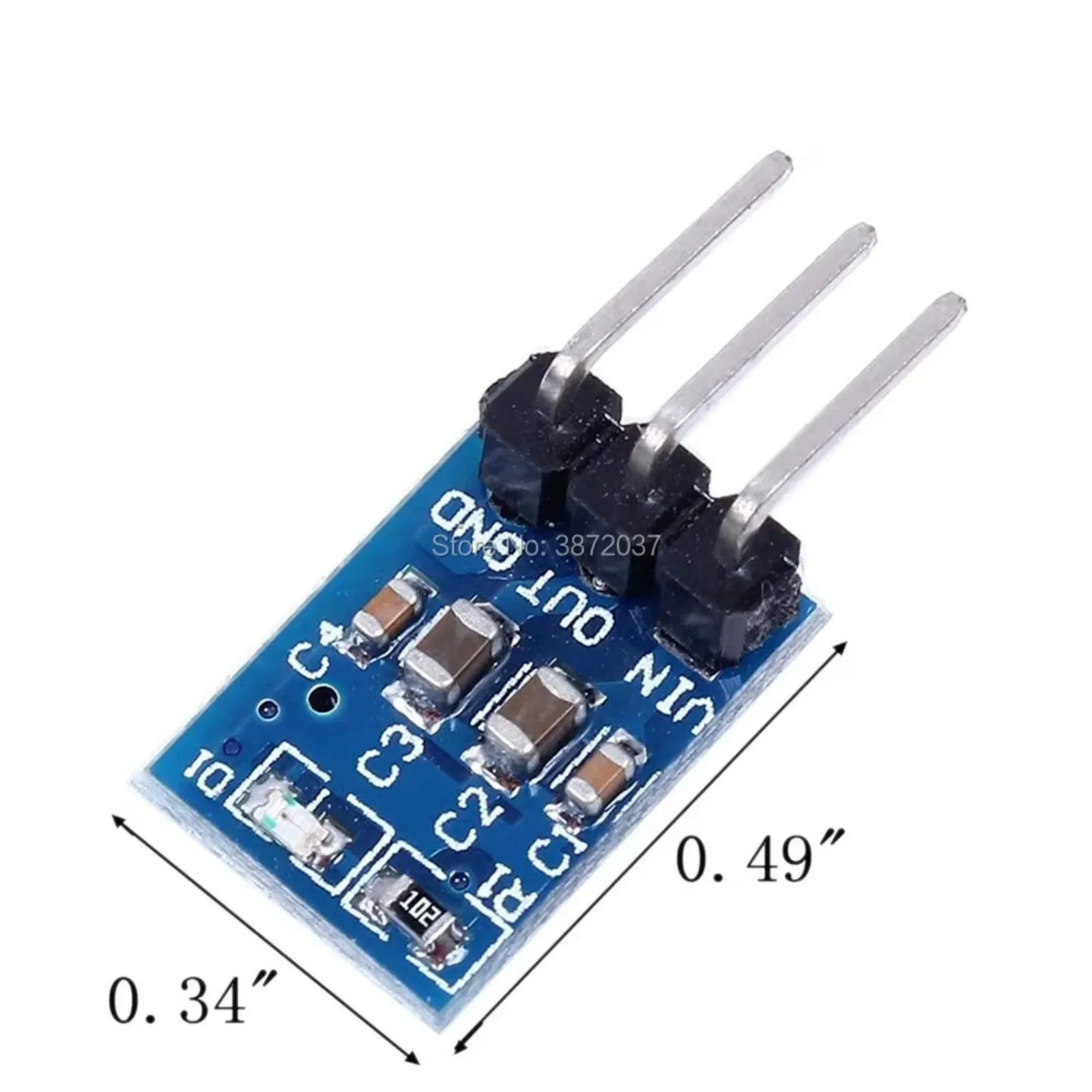 10 pz/lotto 1 Regolatore di Tensione Step Imbottiture Modulo di Alimentazione DC 4.2 V-10 V a 3.3 V 800mA