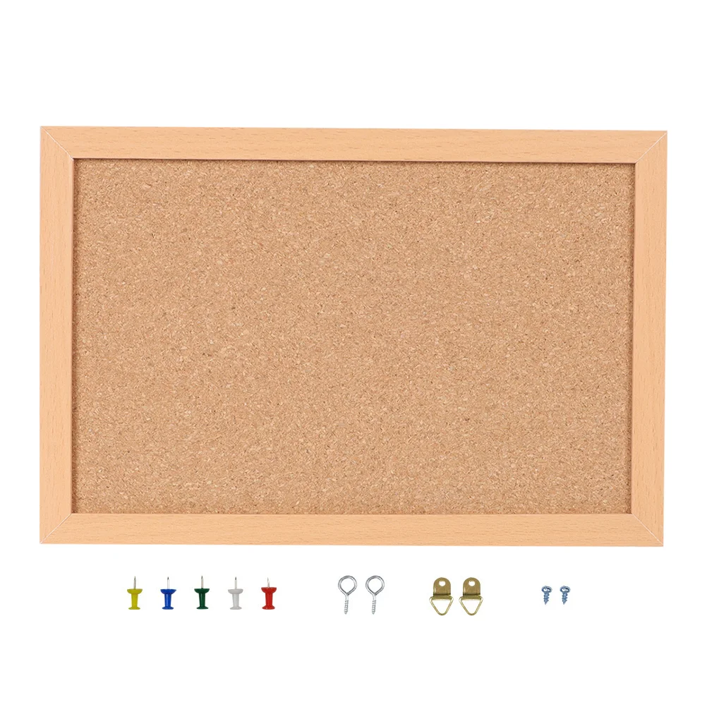 Thumbtack Board Cork Hanging Bulletin Memo Display Wall Vision Notice Message Corkboard