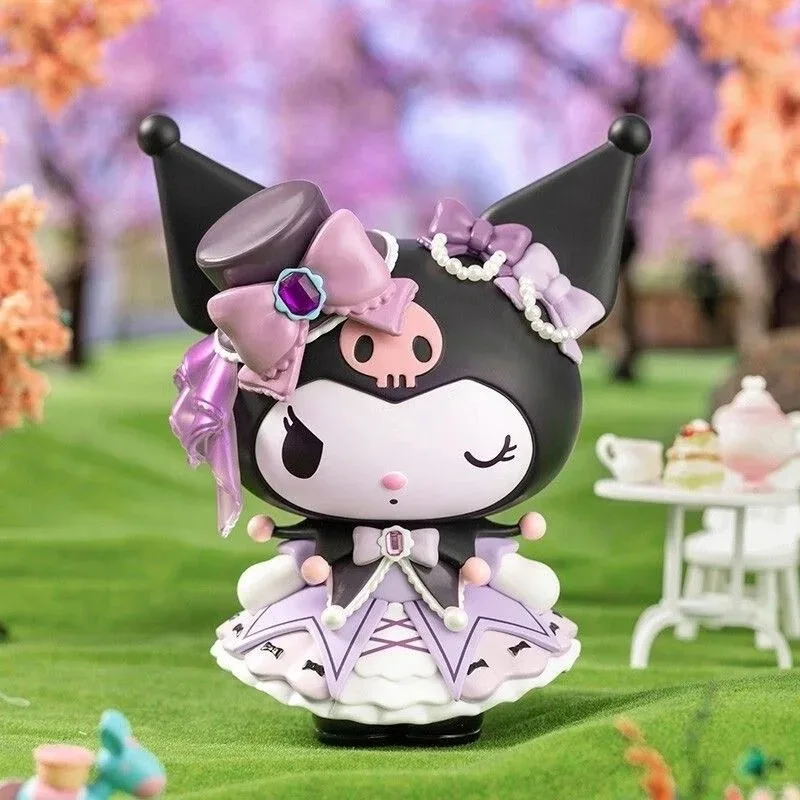 Kuromi My Melody Caja ciega Personajes misteriosos - Mini lindos juguetes de colección de anime, regalos sorpresa de cumpleaños Caja ciega