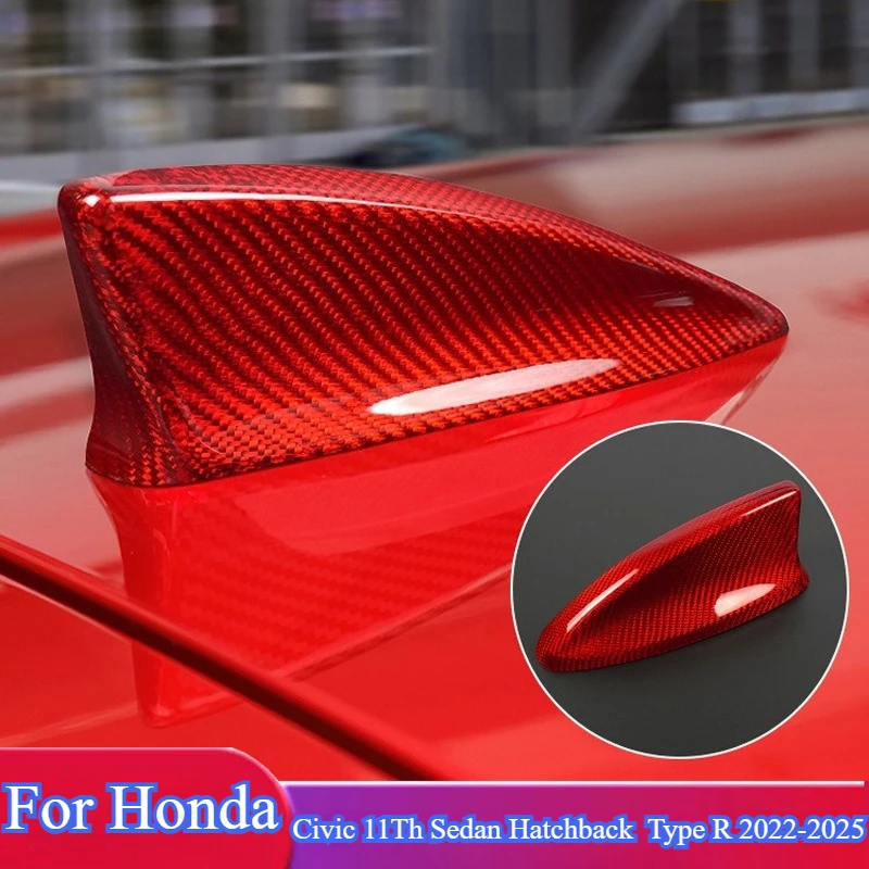

For Honda Civic 11Th Sedan Hatchback Type R 2022-2025 Car Shark Fin Antenna Cover Replacement Body Kits Auto AccessoriesTuning