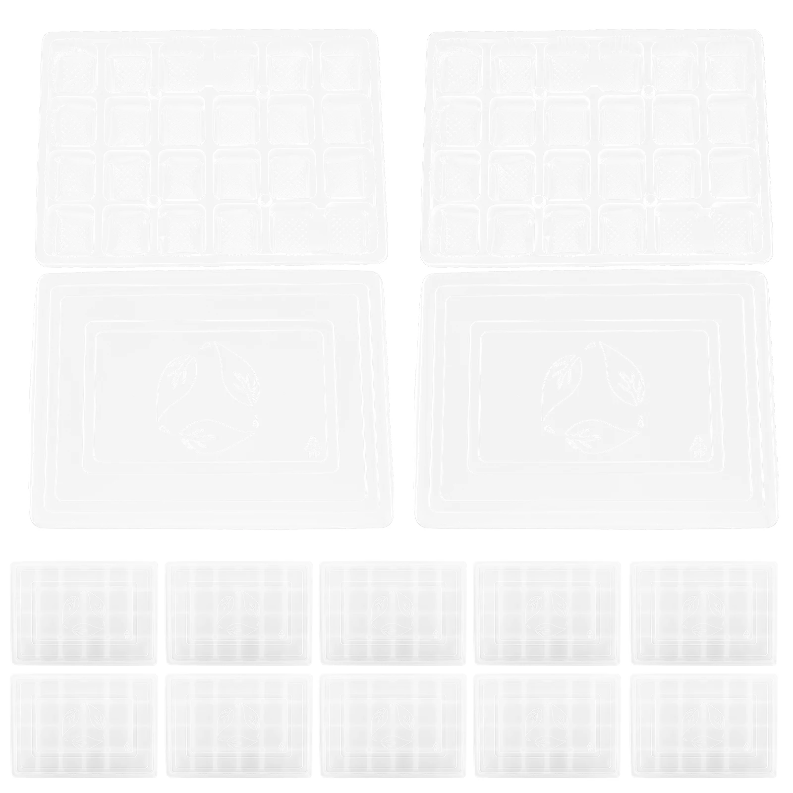 

Dumpling Storage 10 Set Small Refrigerator Container Freezer Storage Box Wonton Tray Lid PP Food Grade Freezer Case