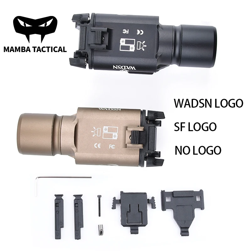 

WADSN X300 Tactical Hanging Flashlight White LED Metal For Glock 17 18 Rifle Lighting Light X300 SF Marking Hunting Torch