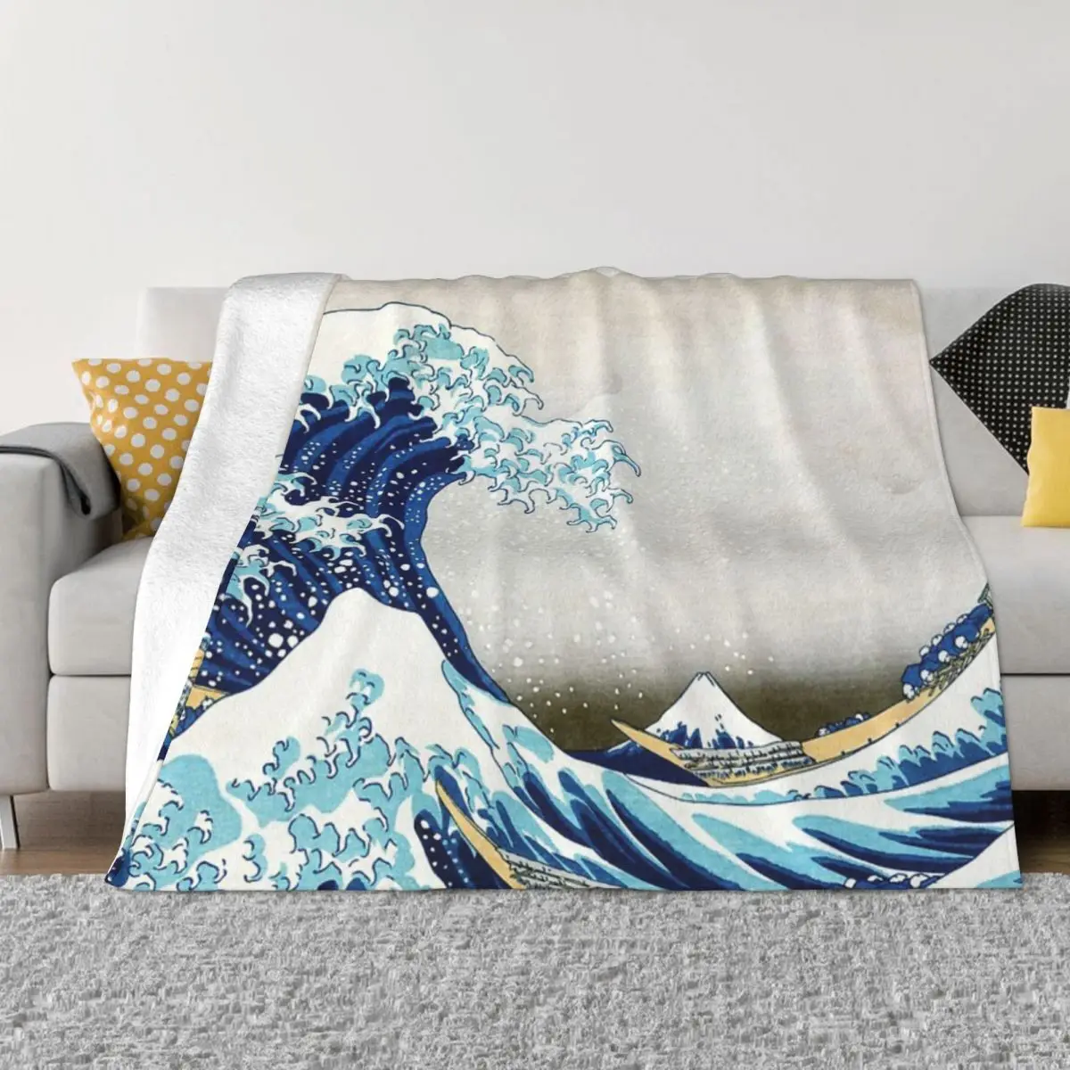 

The Great Wave Of Kanagawa 1 Home Bed Blankets Quilt For Bed Blankets And Blankets Throw Blanket