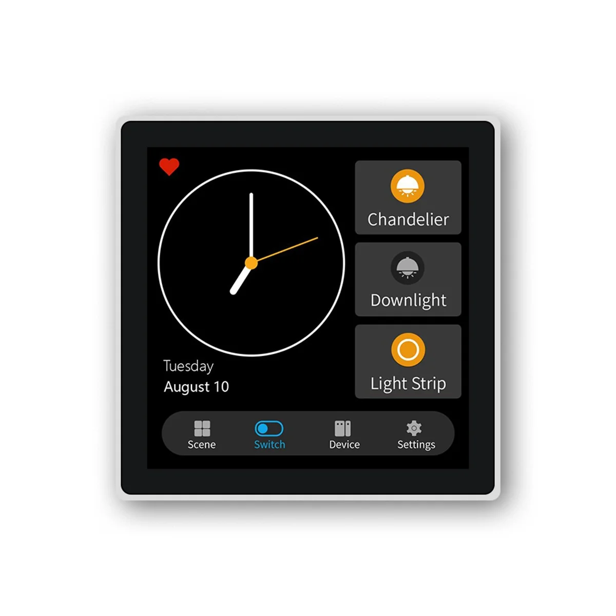 Tuya Smart Home pannello di controllo multiplo Zigbee Smart Home pannello interruttori da 4 pollici controllo Touchscreen In-Wall per la casa-EUplug