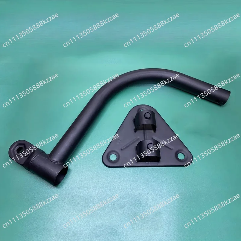 Horn fan straight rod vertical rod pendant wall-mounted fan curved rod triangle bracket base accessories