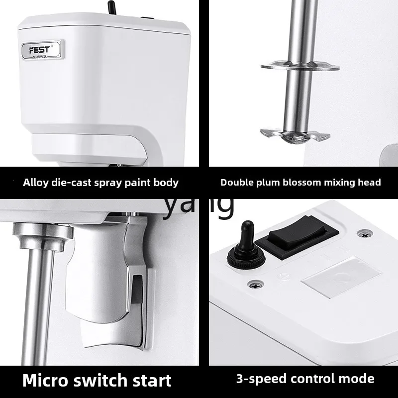 CX  Commercial Milk Foam Machine Automatic Electric Roast Milk Mixer Milk Cover Machine Snow Machine view 5
