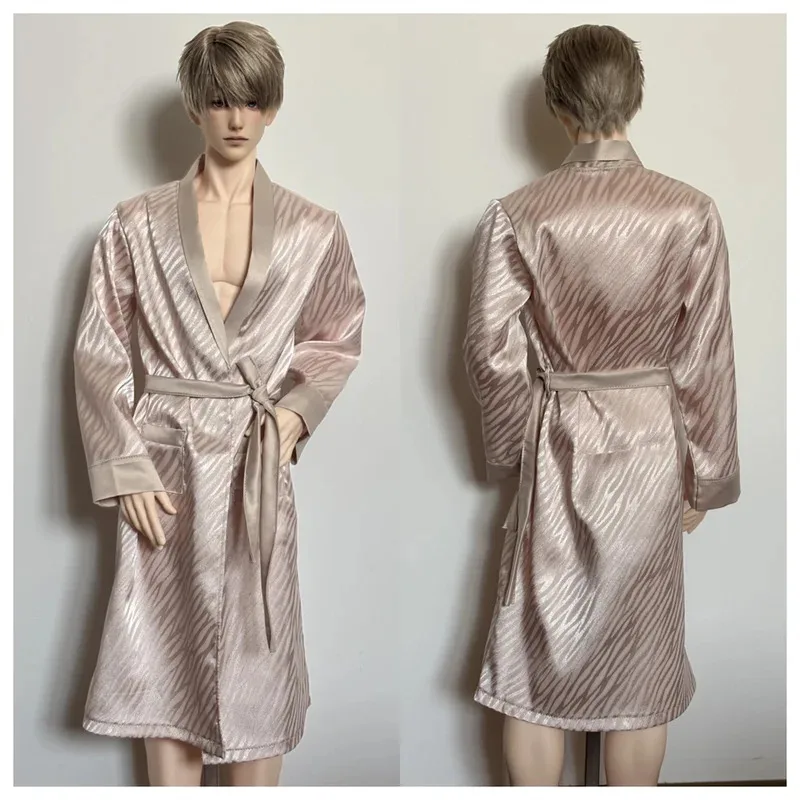 [بيع الملابس فقط] دمية كبيرة الحجم كوسبلاي كلاسيكية مطبوعة رداء حمام متعدد الاستخدامات 75 ملابس العم القوية/Soom ID75