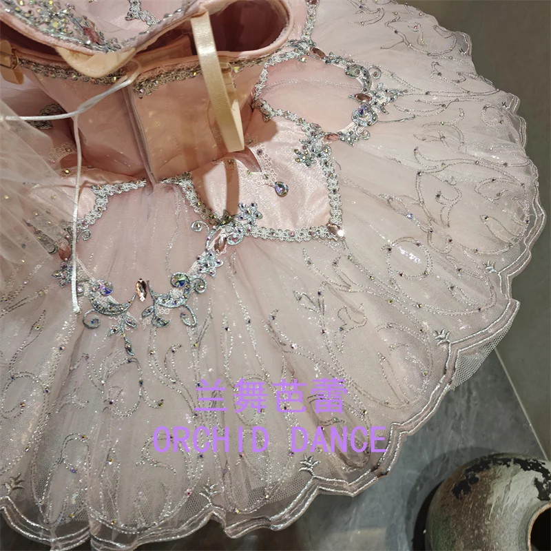 BT01563 vendita calda di alta qualità Design unico Bambini Ragazze Bambini Donne Abbigliamento da prestazione per adulti Costumi tutu di balletto rosa