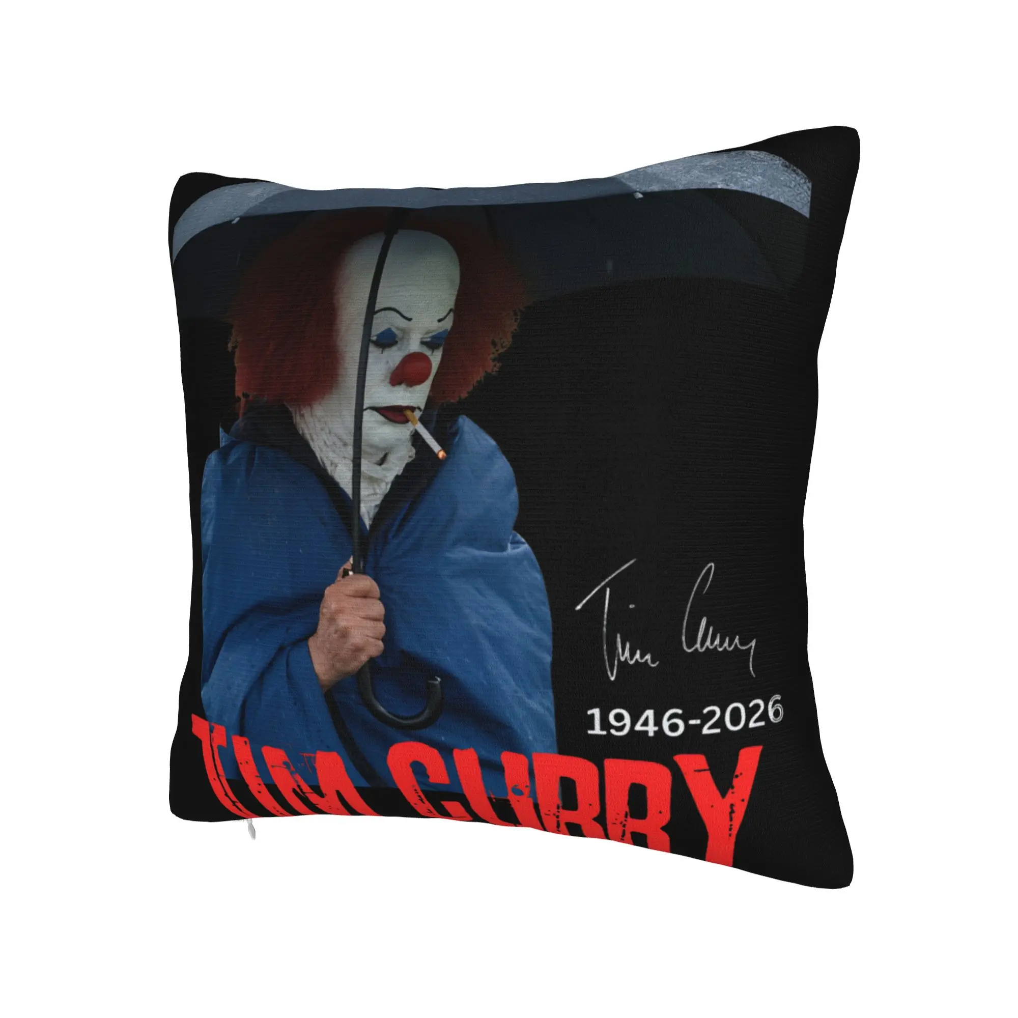 RIP Tim Curry Pillowcase Stuff Printed Cushion Cover Gift  Throw Pillow Case Cover Home Multi Size