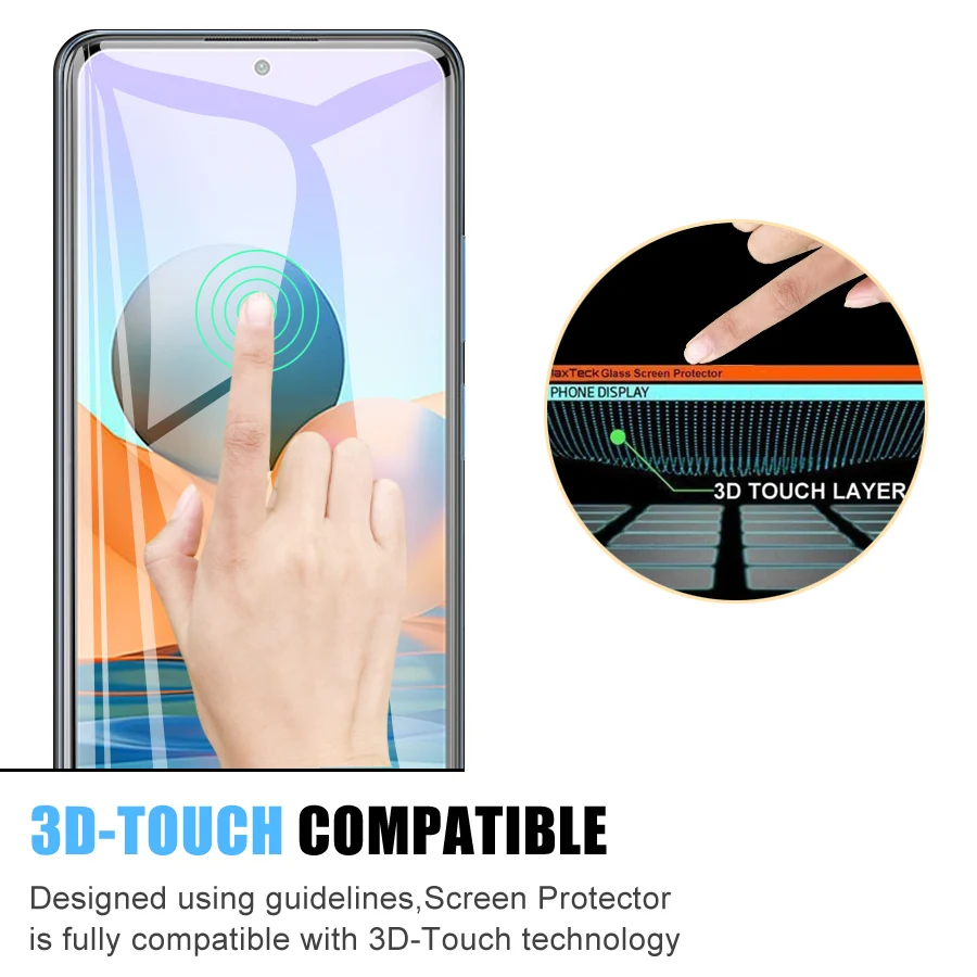 3Pcs Transparent For xiaomi Redmi Note 10lite Pro Max 4G 5G Tempered Glass Screen Protector for Redmi 10A 10C 10S 10T 4G 5G Film