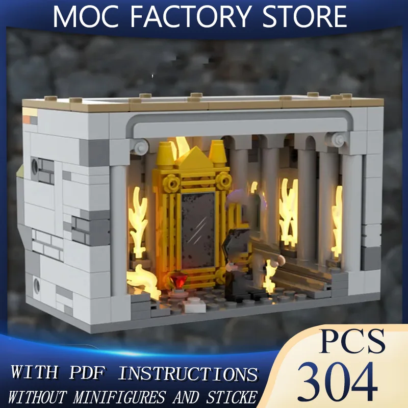 Office Dorm Modular Castle - House Kitchen Library Model Building Blocks MOC Room of Requirement Architecture Collection Toys