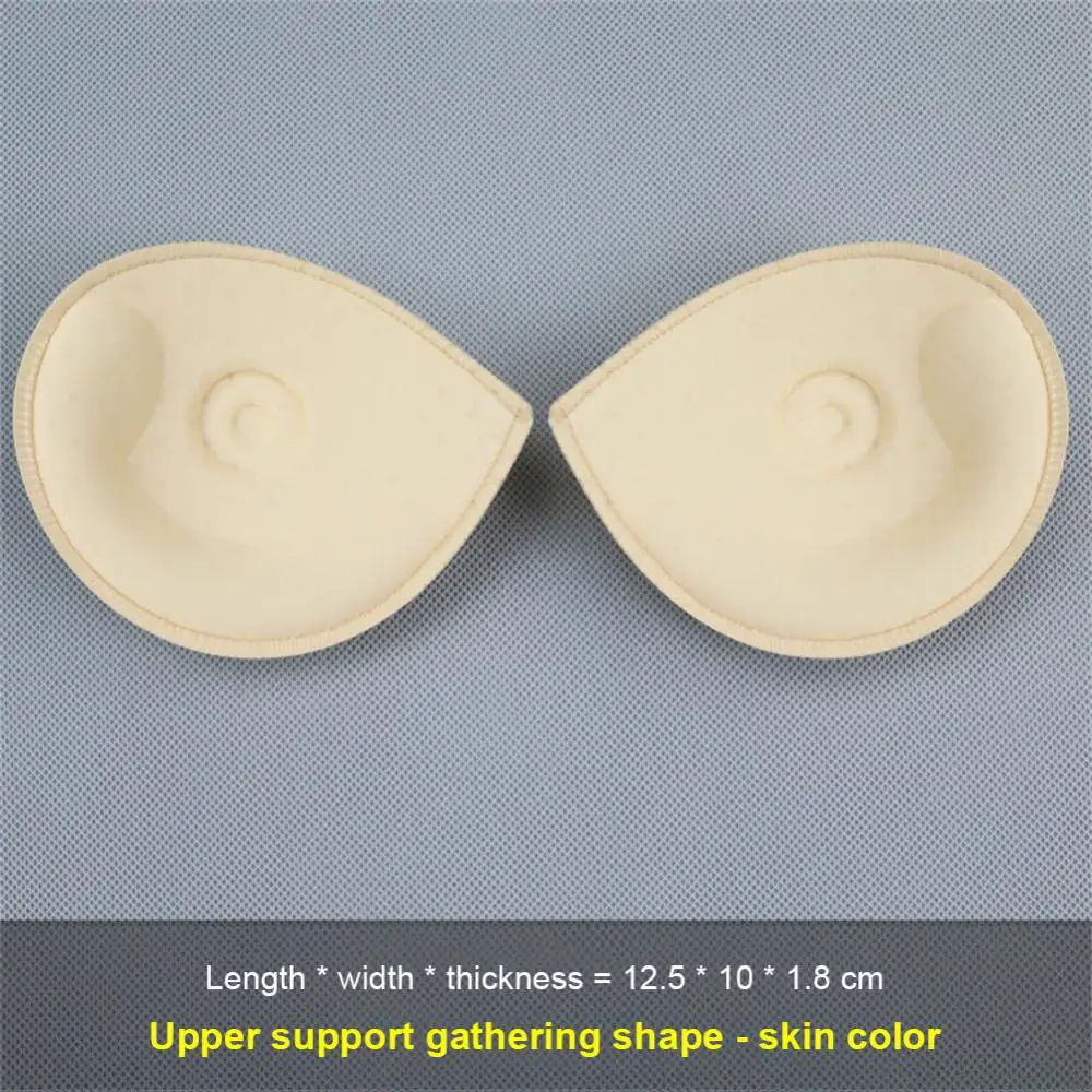 Washable 3 Shapes Breathable Scattering Of Edges Comfortable To Wear Washable Push-up Bra Cups Breathable Bikini Top Inserts