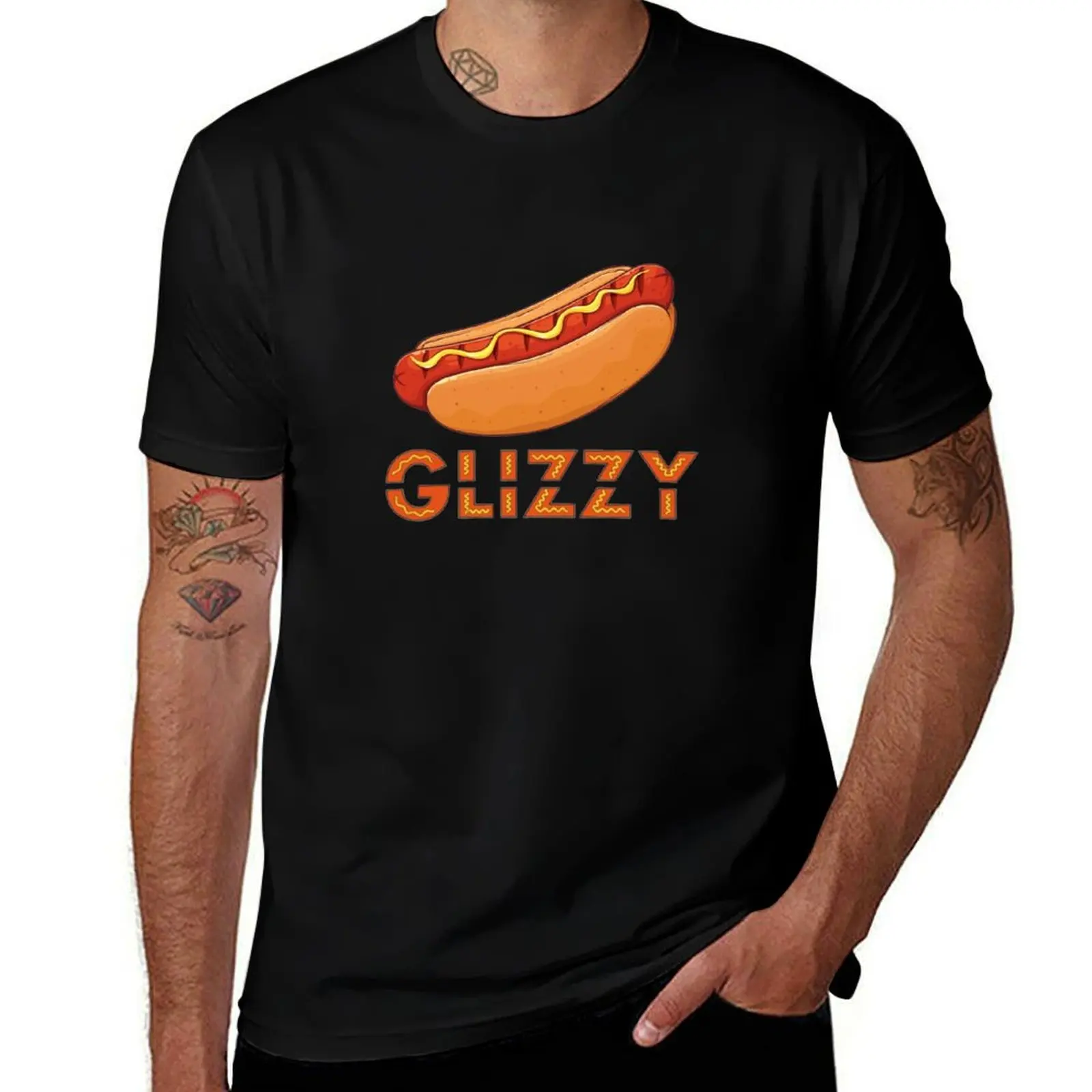 

glizzy T-Shirt graphic tee shirt oversizeds street wear designer shirts mens graphic t-shirts pack