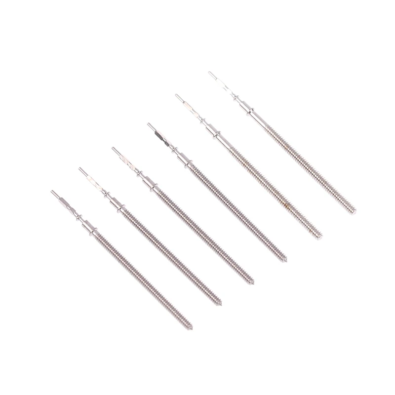 6 قطعة أجزاء التاج الصلب تاج ساعة الصلب الجذعية ل VK63 VK64 VK67 VK68 VK61 حركة الكوارتز الجذعية مقبض عالمي الجذعية #5