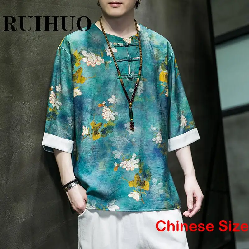 Vintage Half T Shirt For Men Clothing Graphic Tee Shirt Vintage Clothes Chinese Size 5XL 2024 Summer New Arrivals