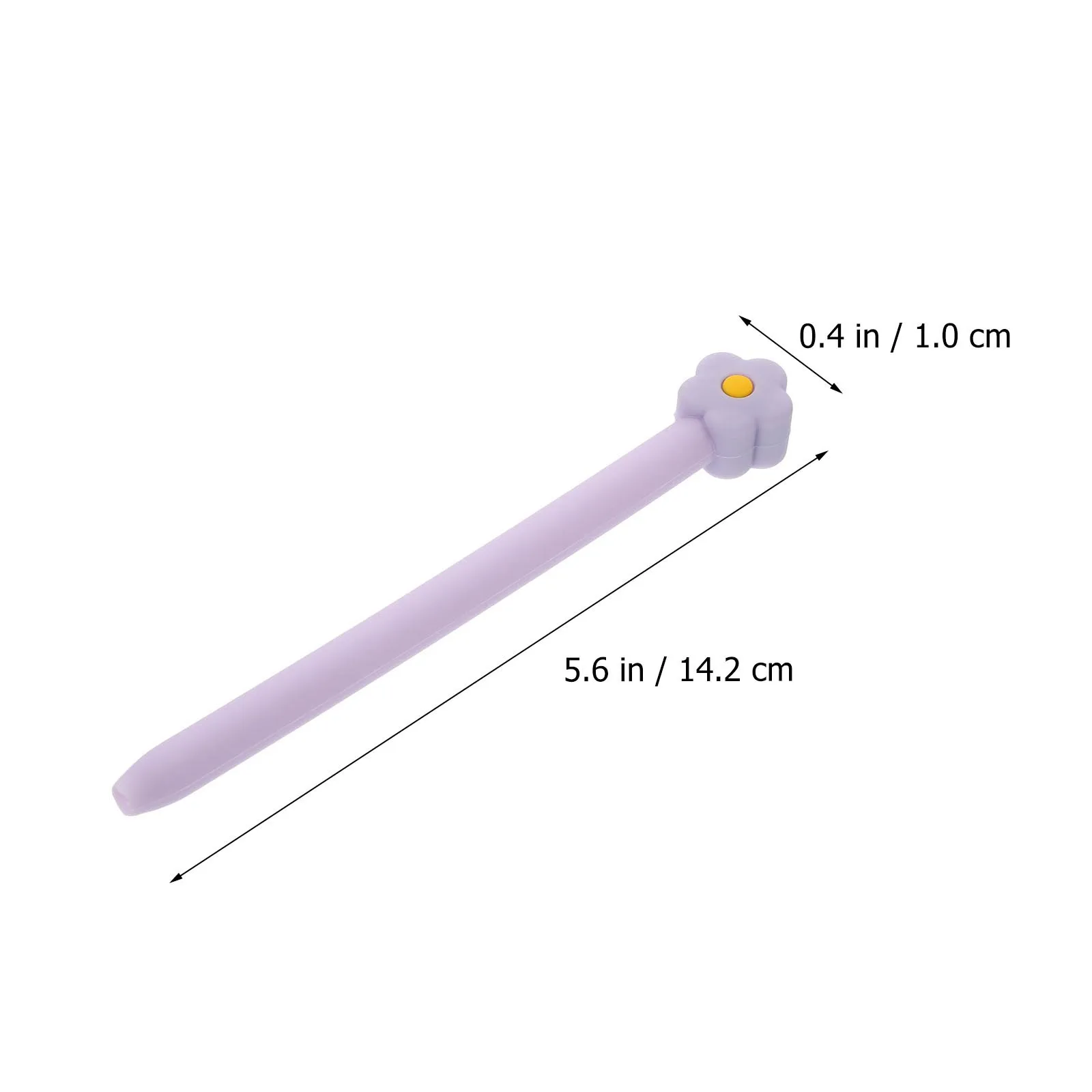 1 قطعة قلم رصاص سيليكون غطاء القلم زهرة تصميم الغبار المضادة للسقوط المضادة للانزلاق واقية كم الكرتون
