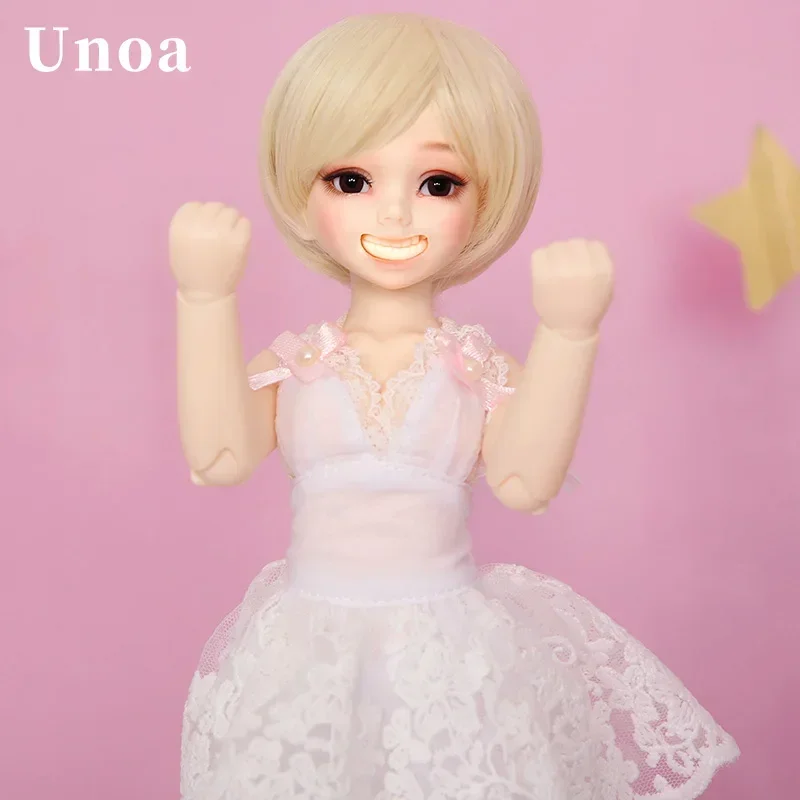 Unoa Chibi Lilin Doll BJD 1/6 Dollfie Multi Faceplates Prim Dormire Wink Giocattolo impertinente per la ragazza Miglior regalo di compleanno