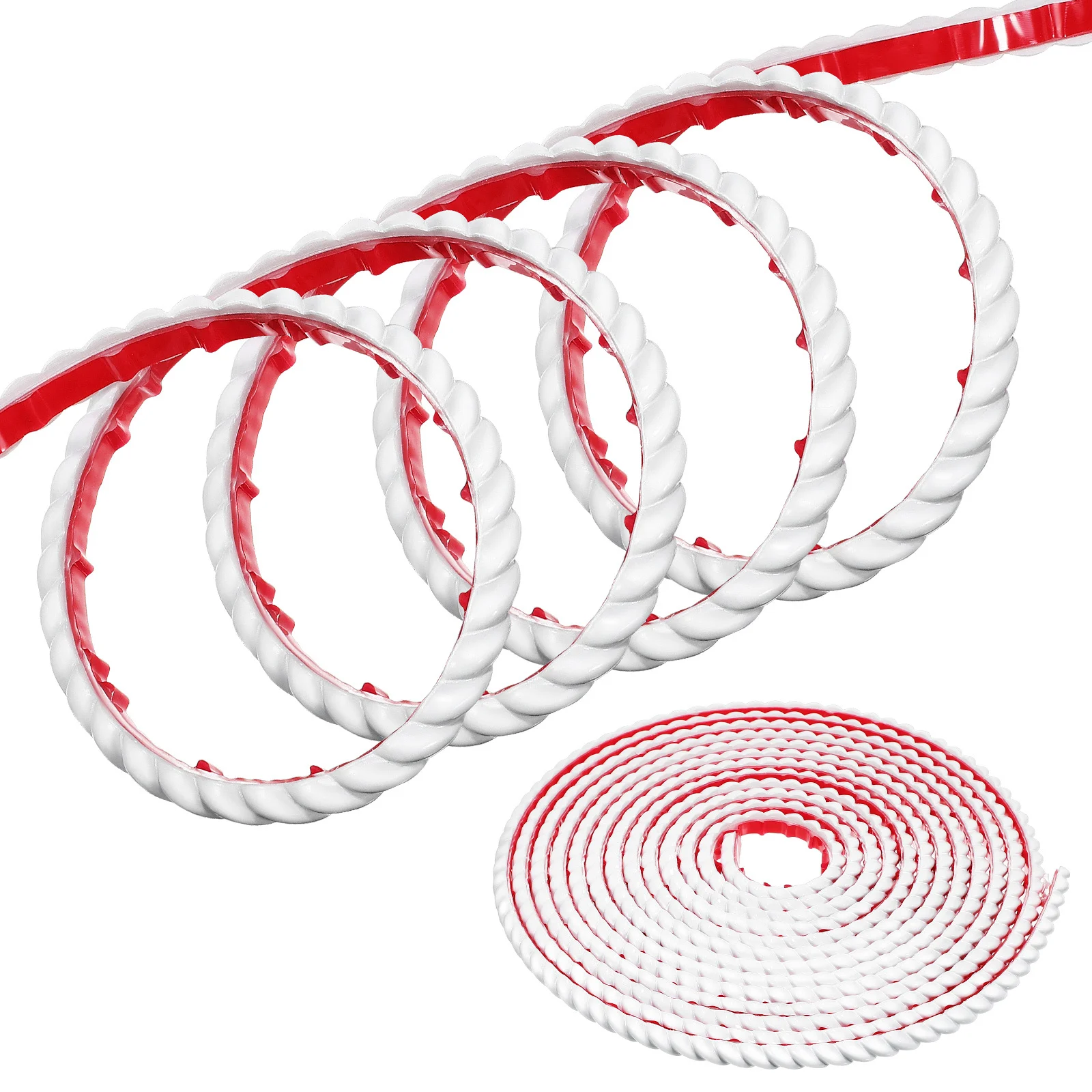 PVC flexibele sierlijst, zelfklevend behangrand, muurbekleding, hoeklijst voor meubelrandoppervlak