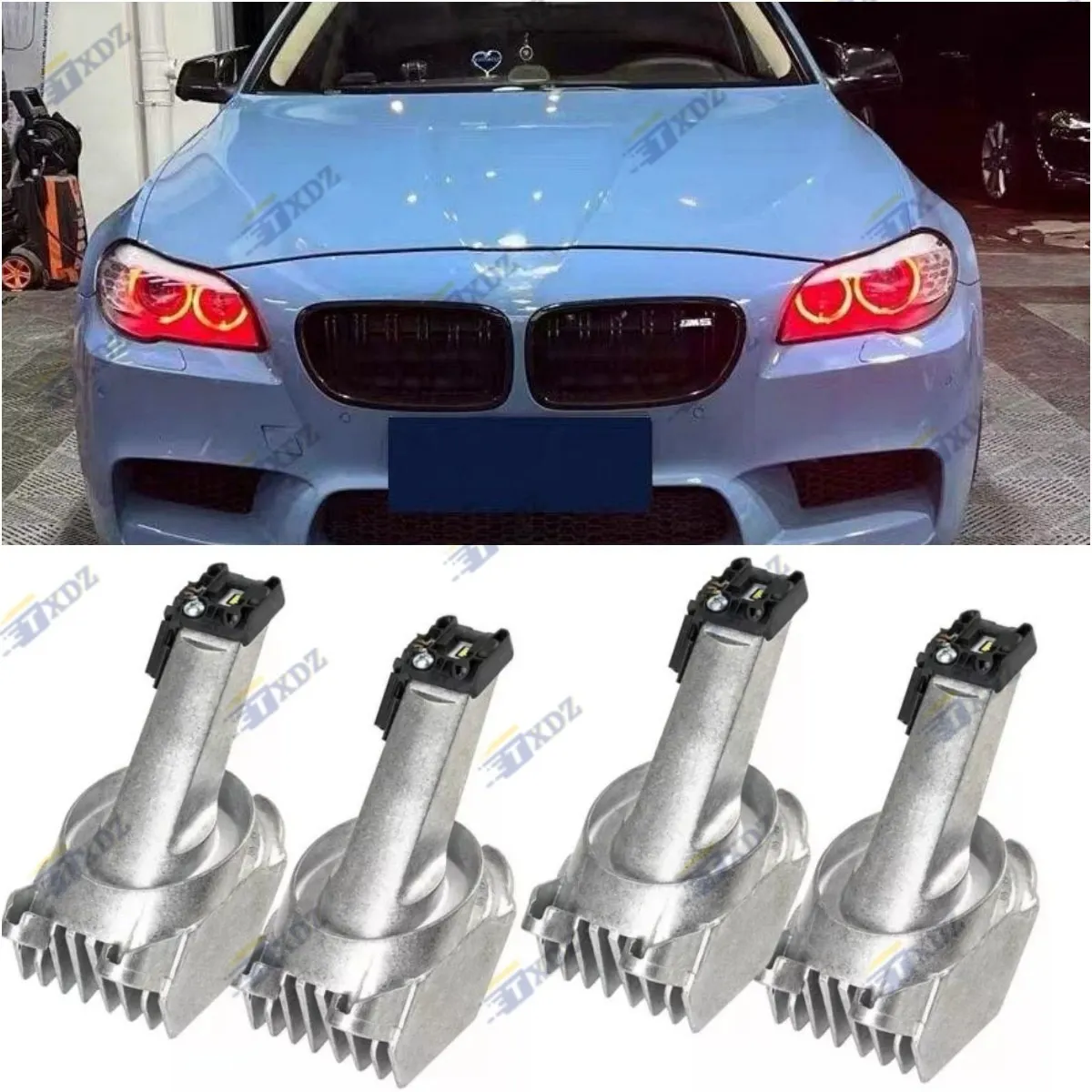 

Non-RGB 63127262731 Daytime driving lght For 2011-2013 BMW F07 F10 F11 Pre-LCI Xenon Headlight Angel Eyes Yellow Red Blue