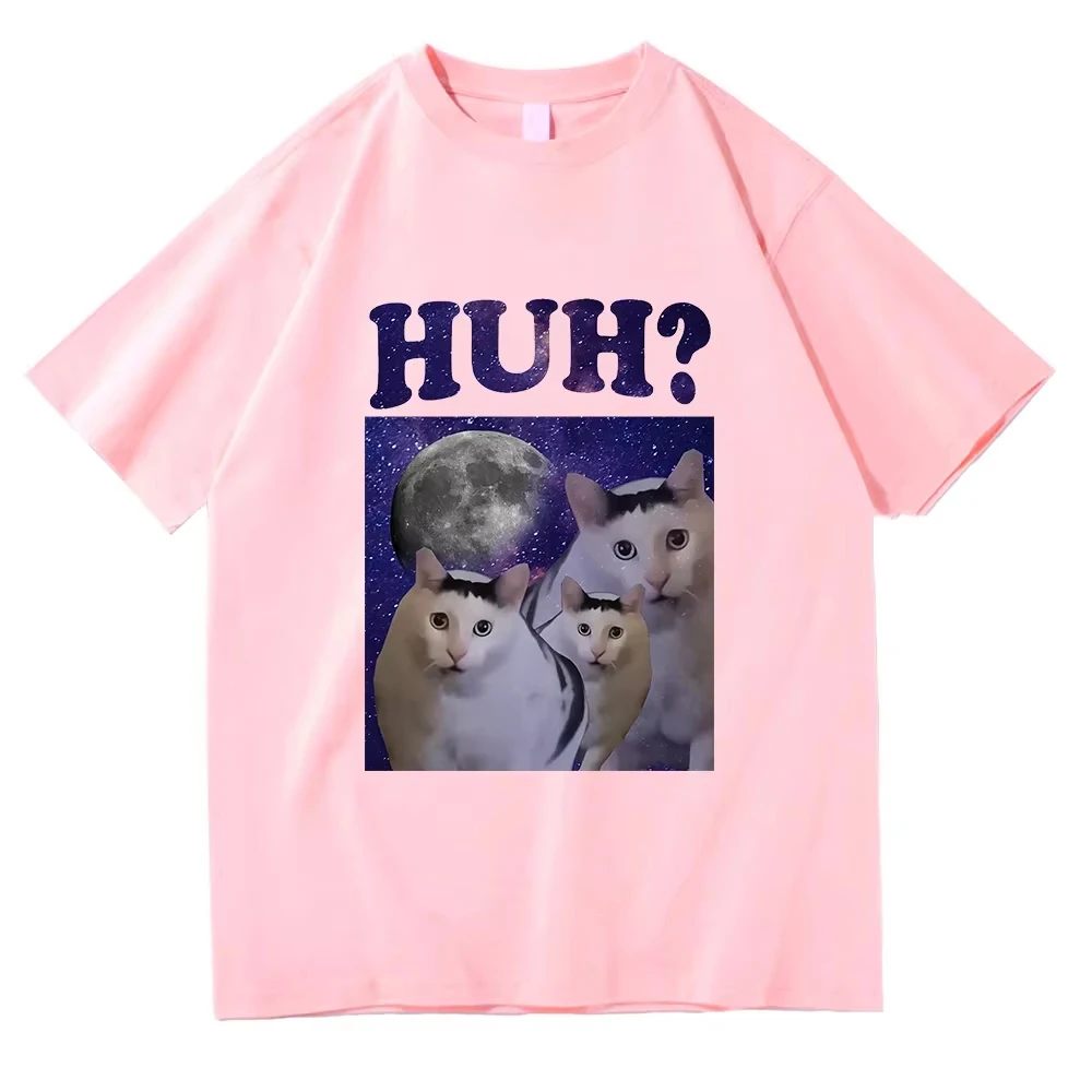 Kawaii هوه ميمي القط تي شيرت الصيف مضحك الرجال/النساء التي شيرت للجنسين الملابس الرجعية الصيف الجمالية بلايز عالية الجودة تيز القمصان
