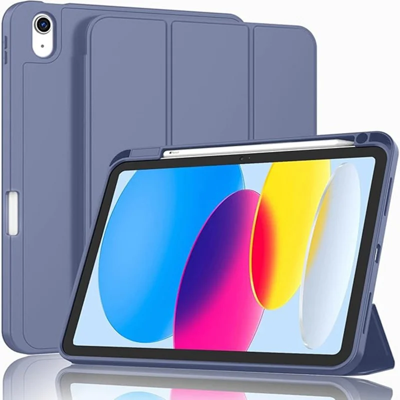 Für iPad Mini 6 7 10. 11. Generation A16 Hülle Dreifach Faltbare Magnetische Stoßfeste Standhülle mit Stifthalter – Detail 17