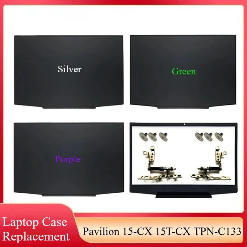 

Новый задний чехол для ноутбука Pavilion 15-CX 15T-CX 15-CX0020NR TPN-C133, задняя крышка ЖК-дисплея, рамка, петли ЖК-дисплея L20314-001