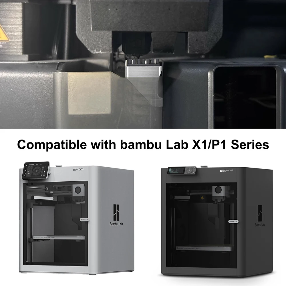 Silikon Pinsel Düsen Wischer Montiert Wäscher Druckkopf Reiniger Drucker Kopf Wischen Für Bambu Lab X1 P1 Serie 3D Drucker – Detail 5