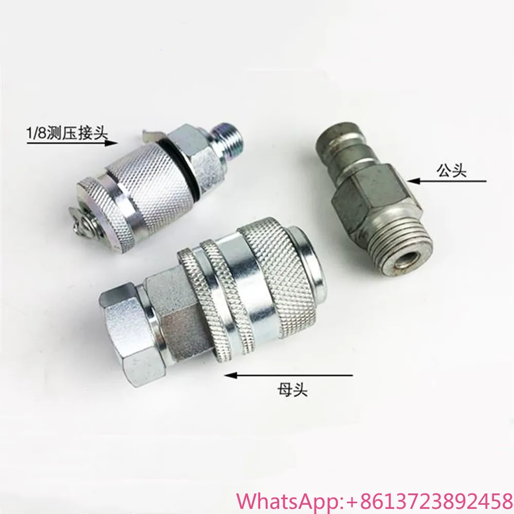 

For Caterpillar Quick Connector Pressure Gauge Pressure Test hose Connector Hydraulic Pump Test Connector Excavator