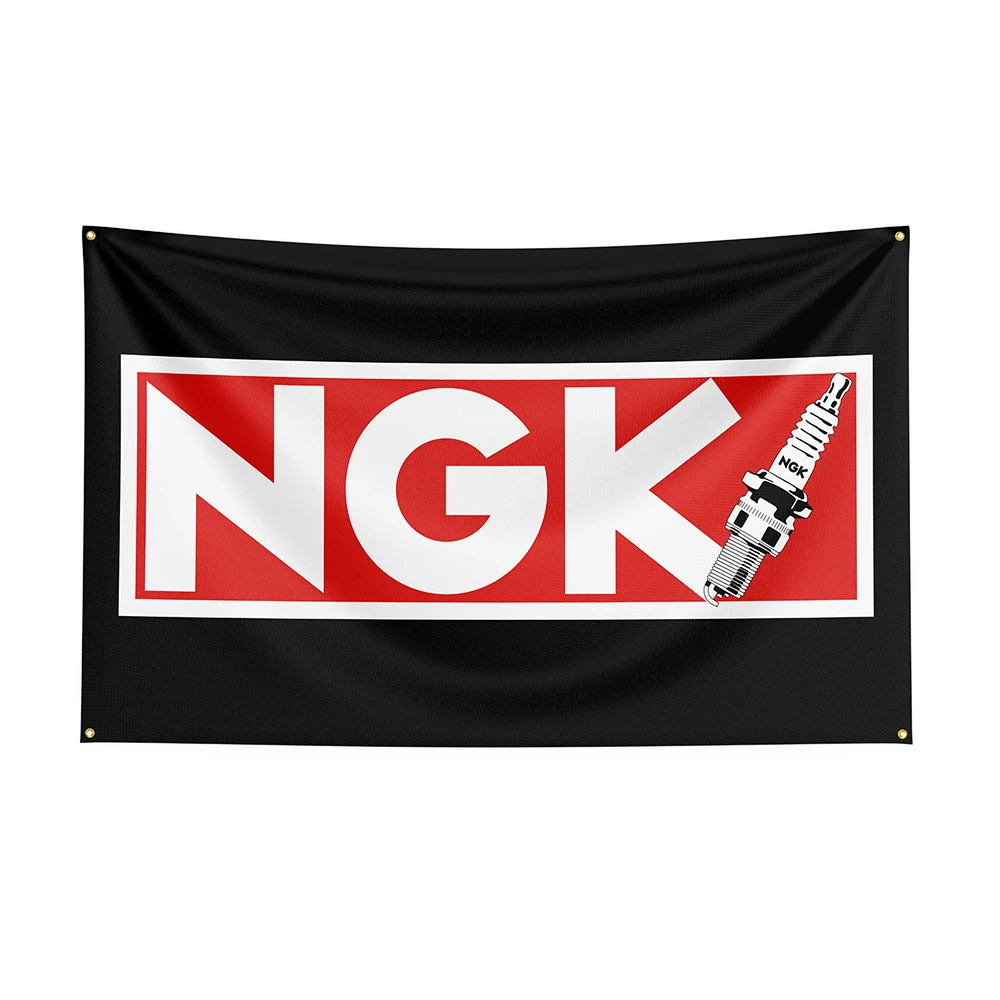 90x150cm NGK standarta polyesterová tištěným auto částí prapor pro dekorace