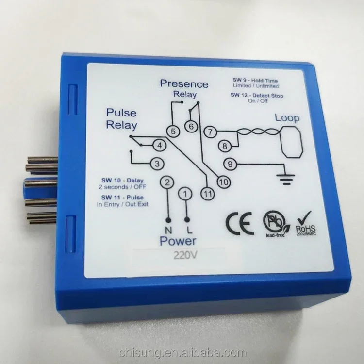 PD-182 For Access Control Multi Mode Speed Ground Inductive Vehicle Loop Detector