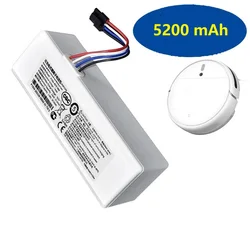 5200mAh Robot Battery 1C P1904-4S1P-MM for Xiaomi Mijia Mi STYTJ01ZHM Vacuum Cleaner Sweeping Mopping Robot Replacement Battery