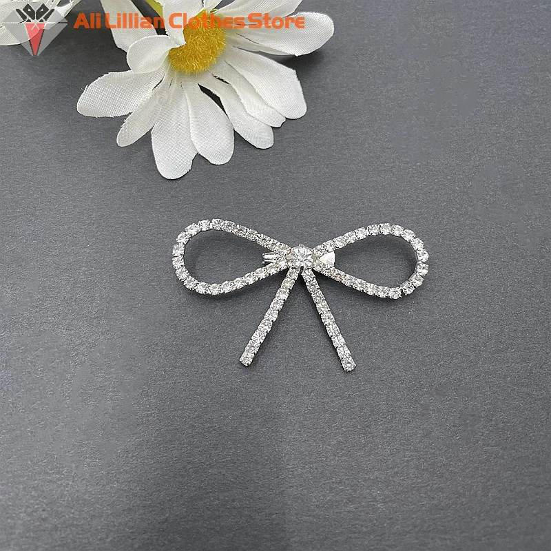 

Горячая распродажа: Модная пряжка-бант со стразами и жемчужной подвеской для самостоятельного украшения одежды, обуви и сумок, свадебный аксессуар, подарок