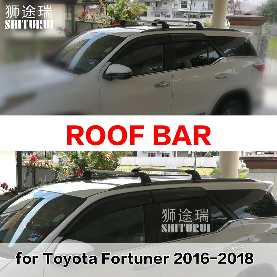 roof rack  rail (cross beam) for Toyota Fortuner hilux sw4 2016-2020 thicken aluminum alloy, ISO9001 quality,hot sale in China