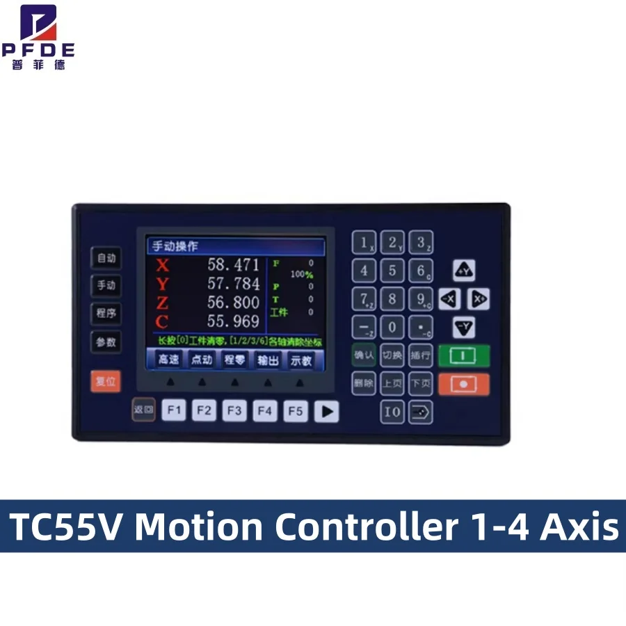 New TC55V Motion Controller Programmable 1-4 Axis Stepping Servo Motor