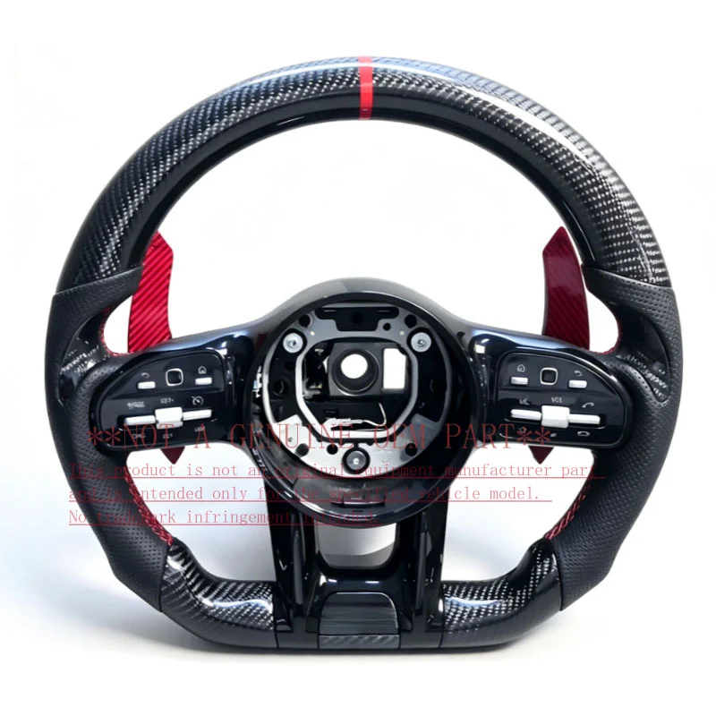 For Mercedes-Benz AMG GT C190 2015-2023 Sport Carbon Fiber Steering Wheel Horn Shell ZC-809-YD-T080-F