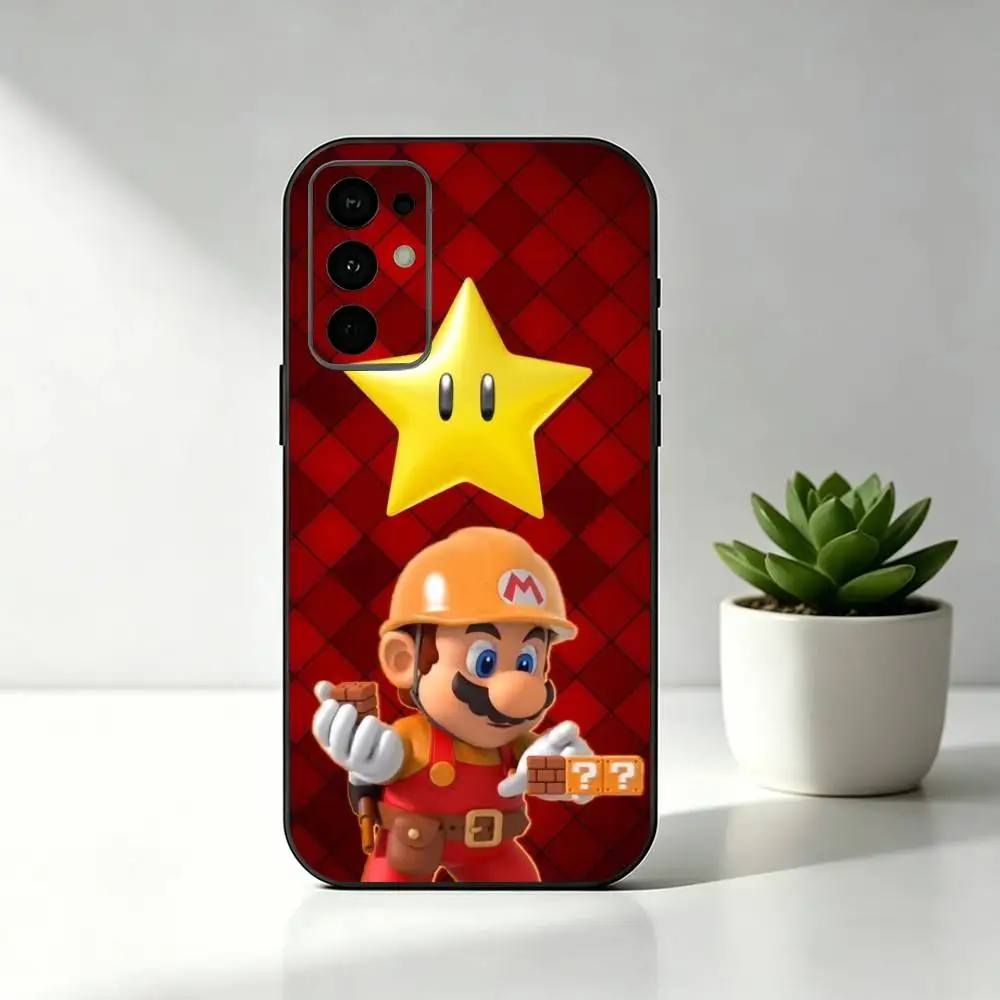 Games super m-mario Phone Case For Samsung S25,S24,S21,S22,S23,S30,Ultra,S20,Plus,Fe,Soft Silicone Black Cover view 4