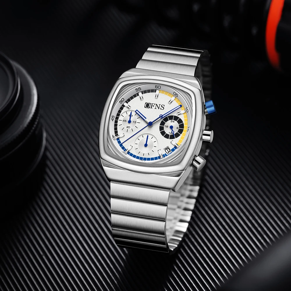 Customized New Men Quatz Watches for Man Sport Analog Mechanical Wristwatch Silicone Strap Stainless Steel Pagani Designs Reloj