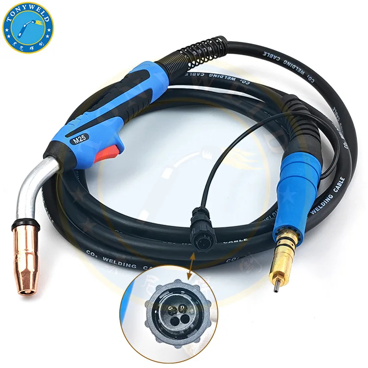 M25 Co2 Gas Mig Welding Complete Torch 250a 100% Air Cooled