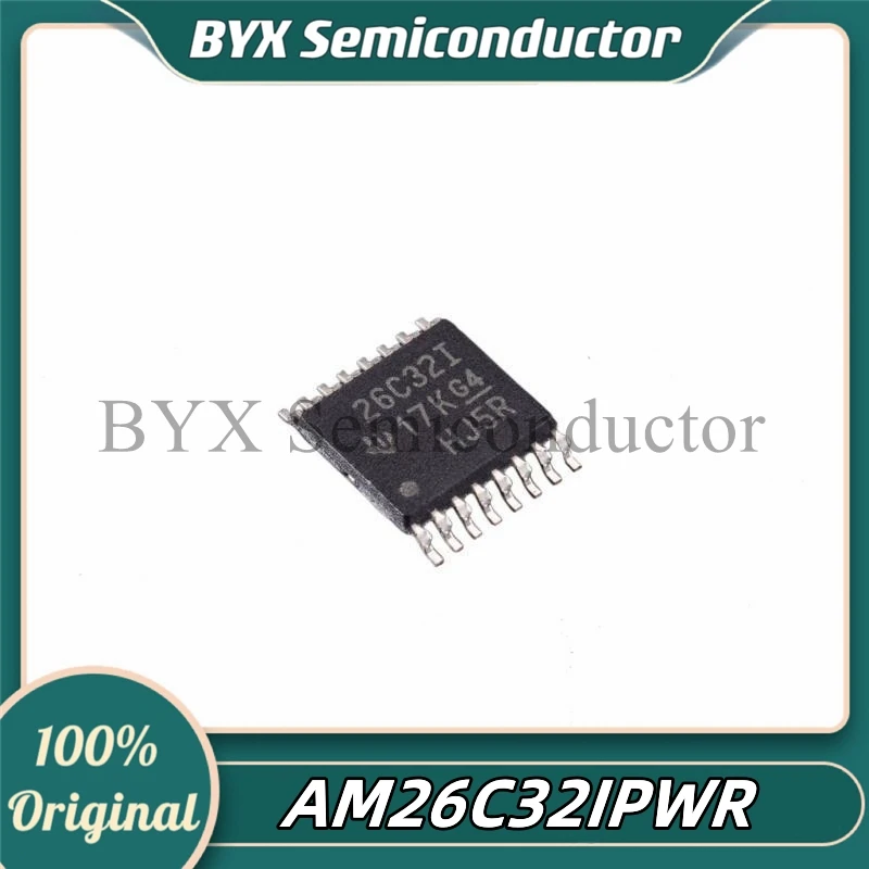 （2pcs/lots）AM26C32IPWR AM26C32 Package: TSSOP-16 buffer/driver/transceiver100% original and authentic